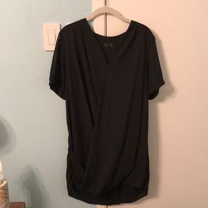 Black top shop dress